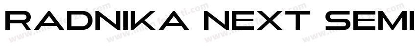 Radnika Next SemiBol字体转换